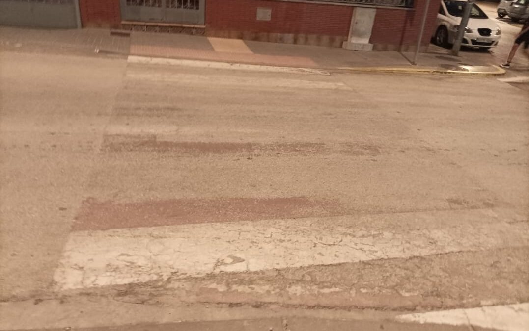 El PP de Martos exige el mantenimiento de los pasos de peatones