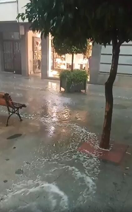 Una veintena de incidencias sin daños personales es el balance de la tormenta del miércoles