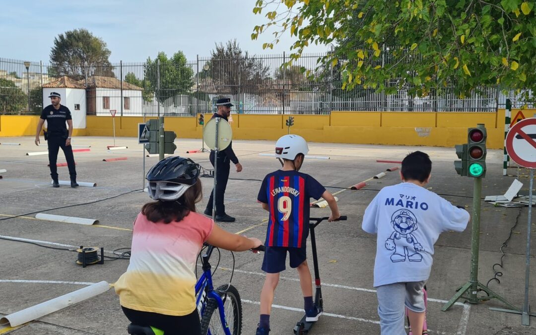 Los escolares se suben a la bici por la movilidad sostenible