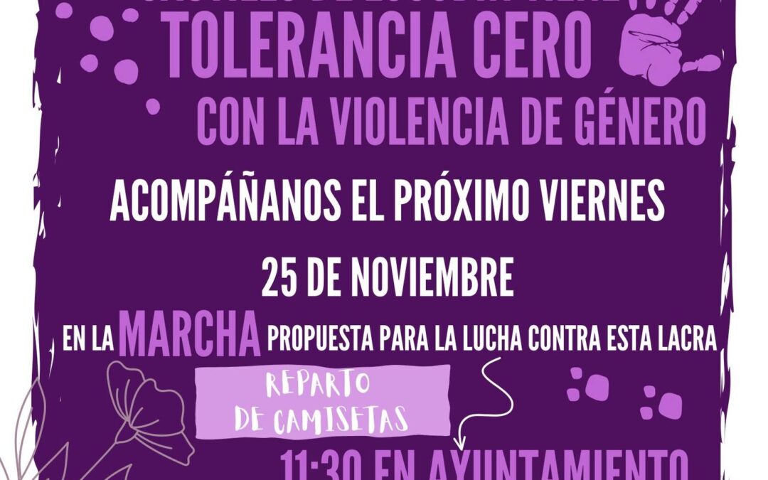 Castillo de Locubín marchará mañana contra la violencia de género