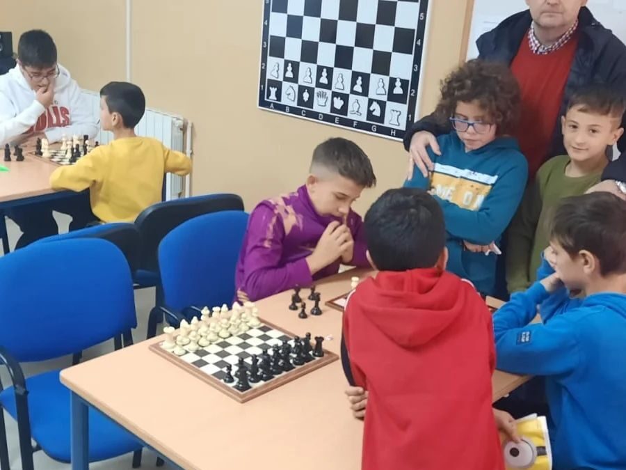 Torneo intercentros de ajedrez en Jamilena