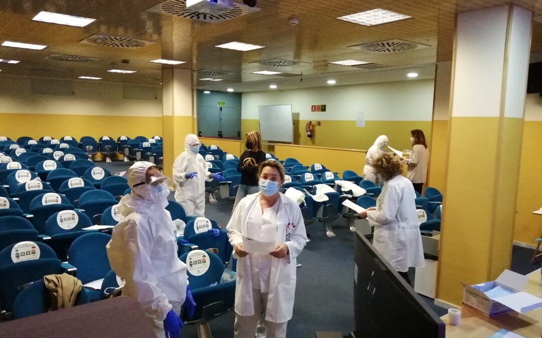 El centro de salud ‘Virgen de Linarejos’ y el Hospital de Linares acogen dos simulaciones de situación de riesgo