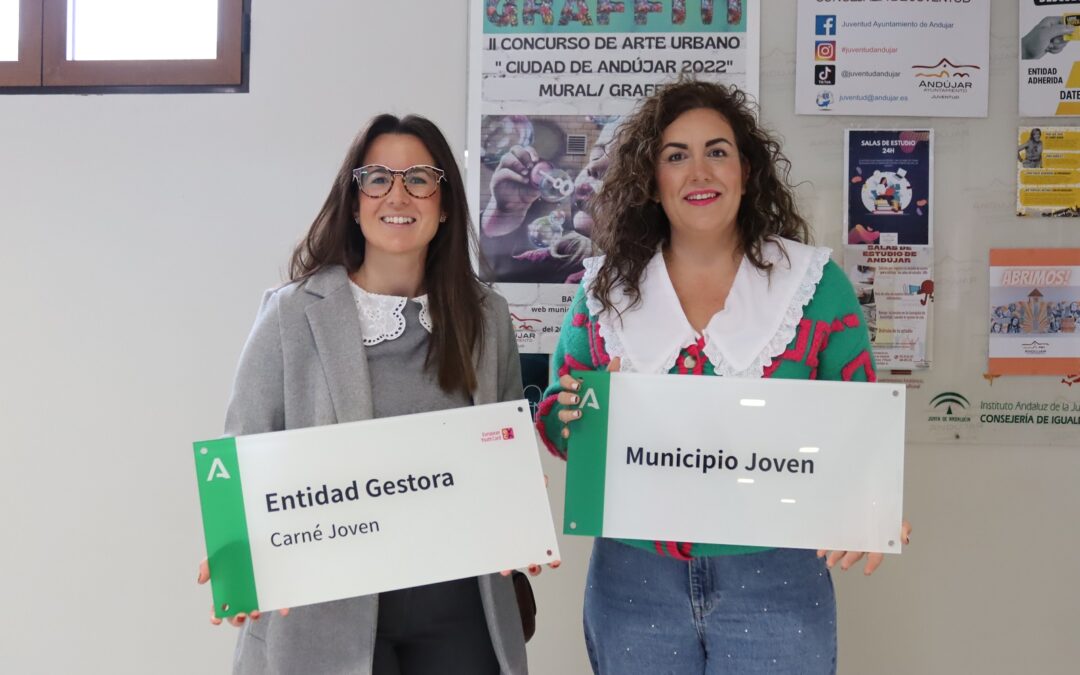 El Ayuntamiento de Andújar recibe la distinción de “Municipio Joven”