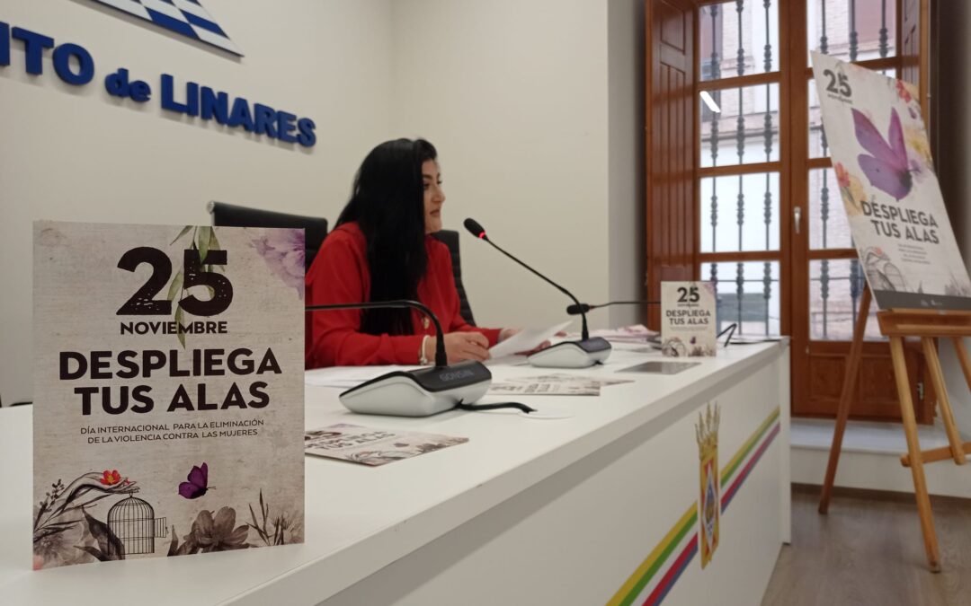 Linares «Despliega tus alas» para celebrar el 25N