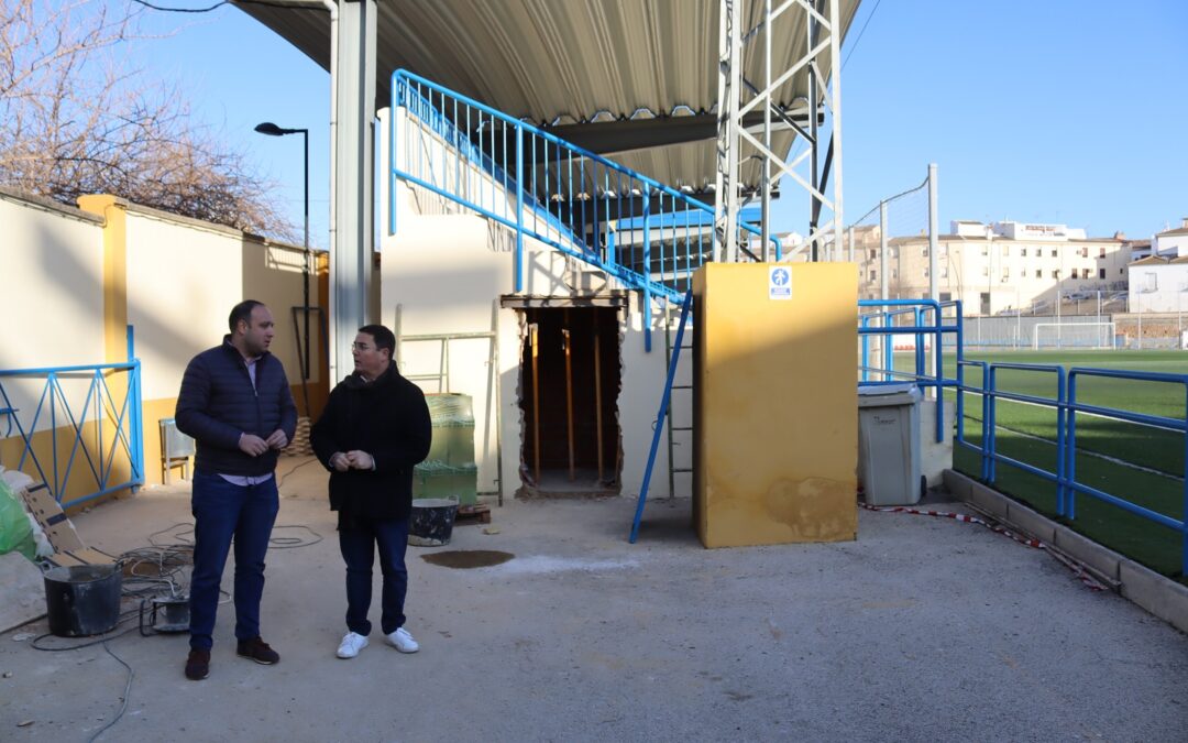 El Ayuntamiento invierte casi 100.000 euros en mejoras de instalaciones deportivas