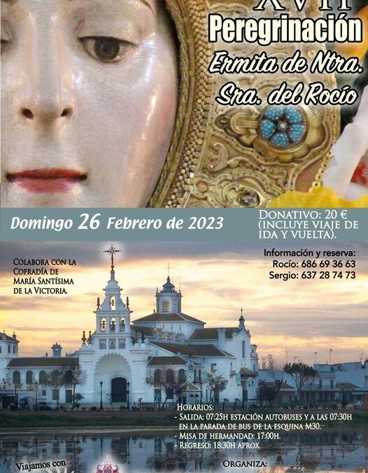 La Cofradía de la Virgen de la Victoria prepara su peregrinación al Rocío