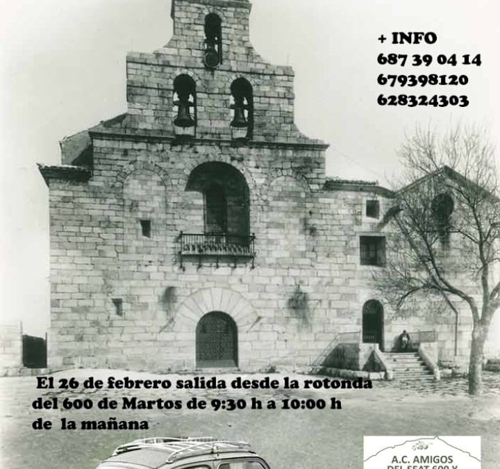 Peregrinación de coches clásicos al Santuario de la Virgen de la Cabeza