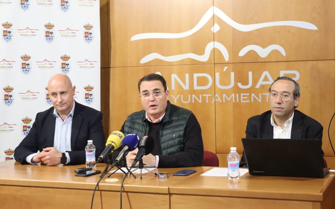 La Diputación de Jaén presenta en Andújar un proyecto de interconexión entre La Fernandina y El Rumblar para paliar las consecuencias de la sequía