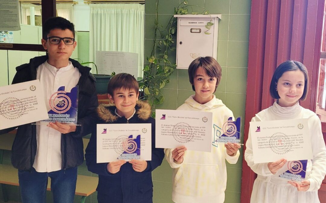 Gran papel del CEIP San Isidoro en la Maratón Lógico-Matemática