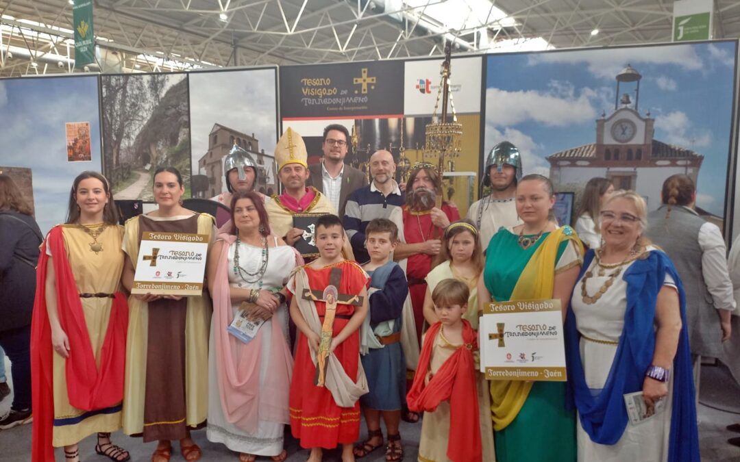 Torredonjimeno mostró su Tesoro Visigodo en la Feria de los Pueblos