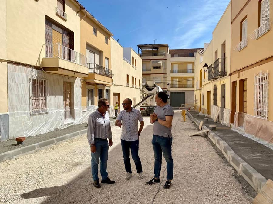 Avanzan las obras de las calles Wenceslao Fernández y San Pablo