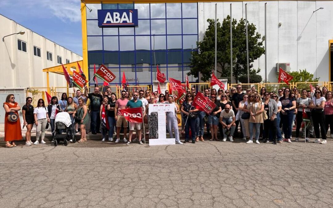 Segundo día de huelga de Abai Business Solutions en La Carolina