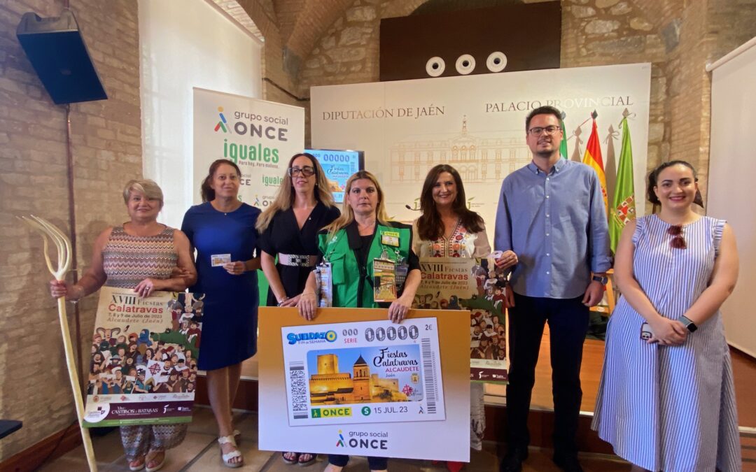 Las Fiestas Calatravas y Alcaudete serán protagonistas en un cupón de la ONCE