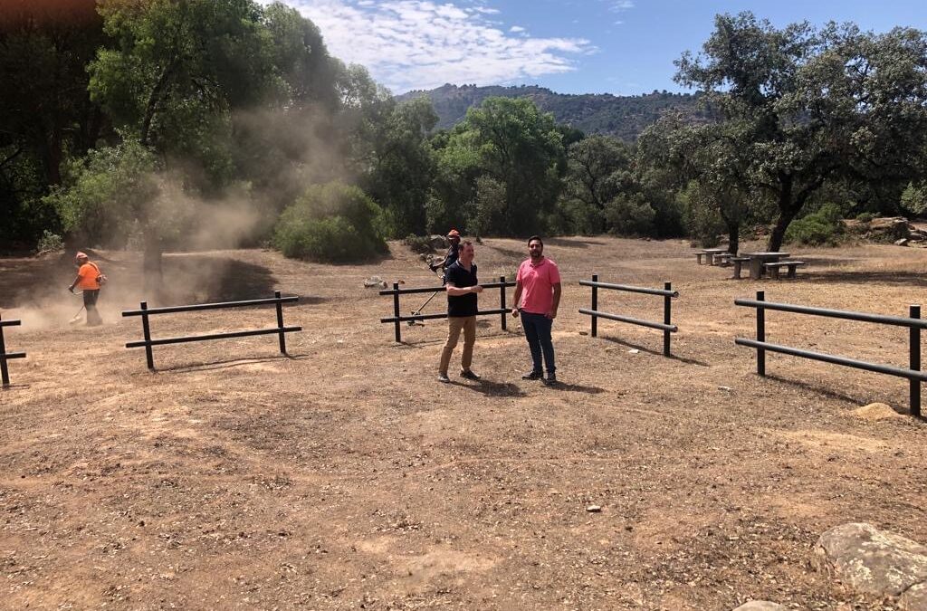 En marcha nuevas actuaciones de mejora en el área recreativa de El Encinarejo