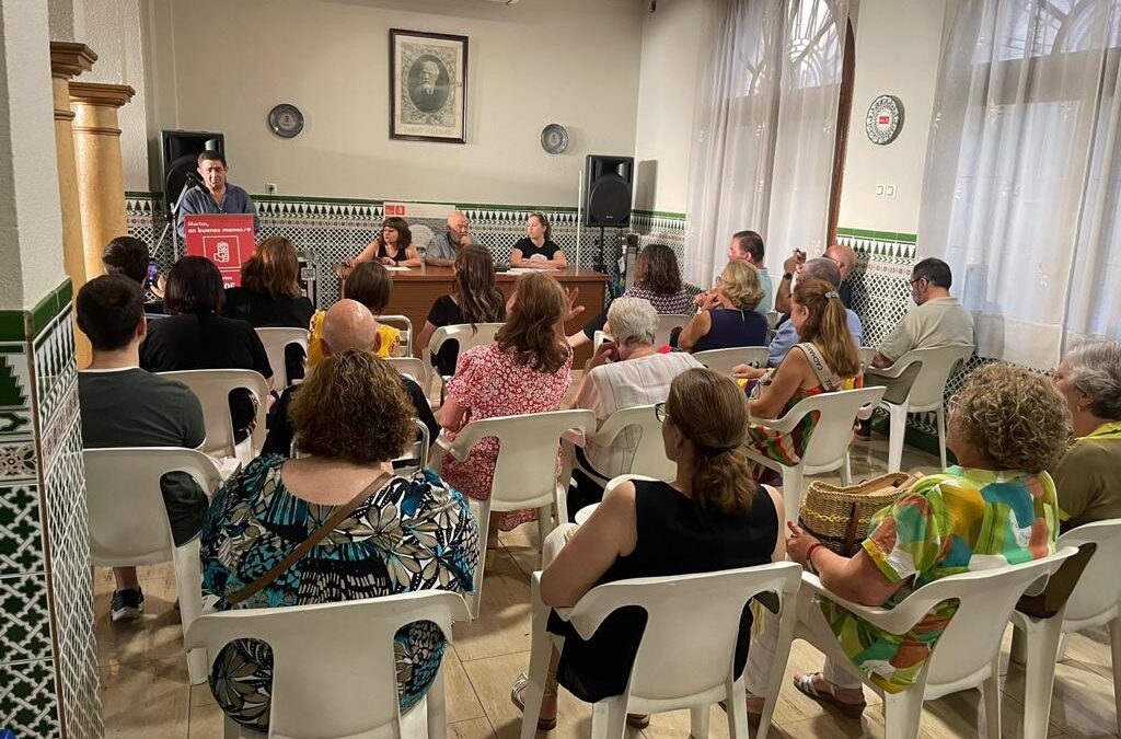 El PSOE de Martos llama a la movilización del electorado de izquierdas y progresista de cara al 23-J