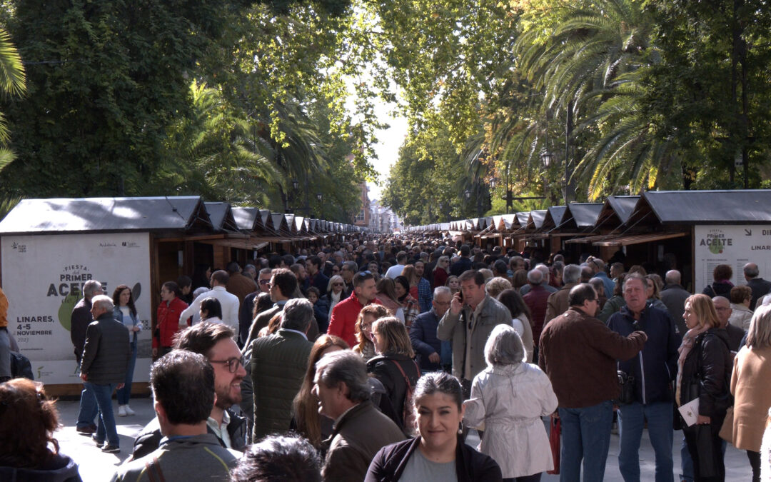 Diputación subraya el gran éxito de público y ventas de la Fiesta del Primer Aceite celebrada en Linares