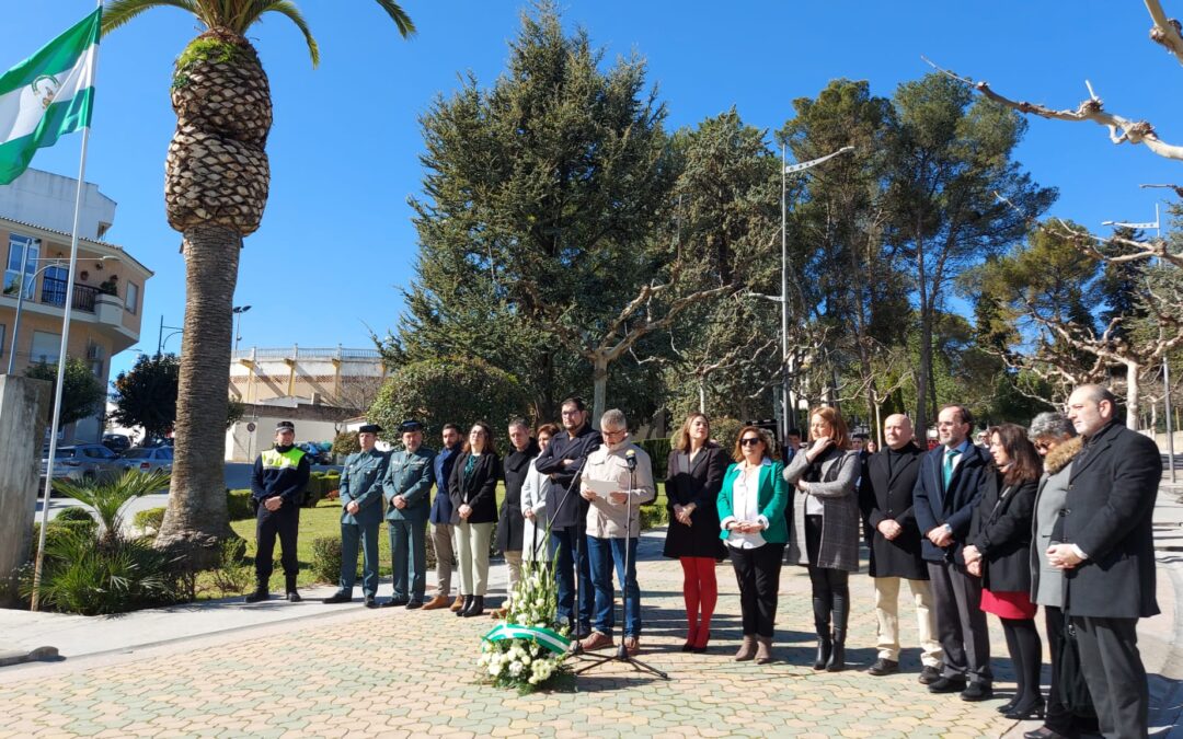 Martos rindió homenaje a Blas Infante en el Día de Andalucía