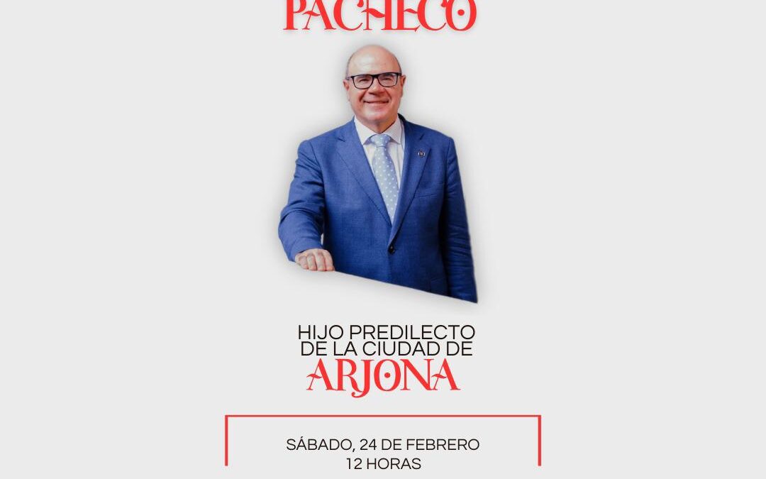 Arjona concede el título de Hijo Predilecto de la Ciudad a Pedro Mercado
