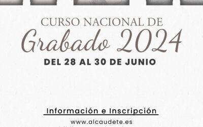 El XIX Curso Nacional de Grabado se celebrará del 28 al 30 de junio