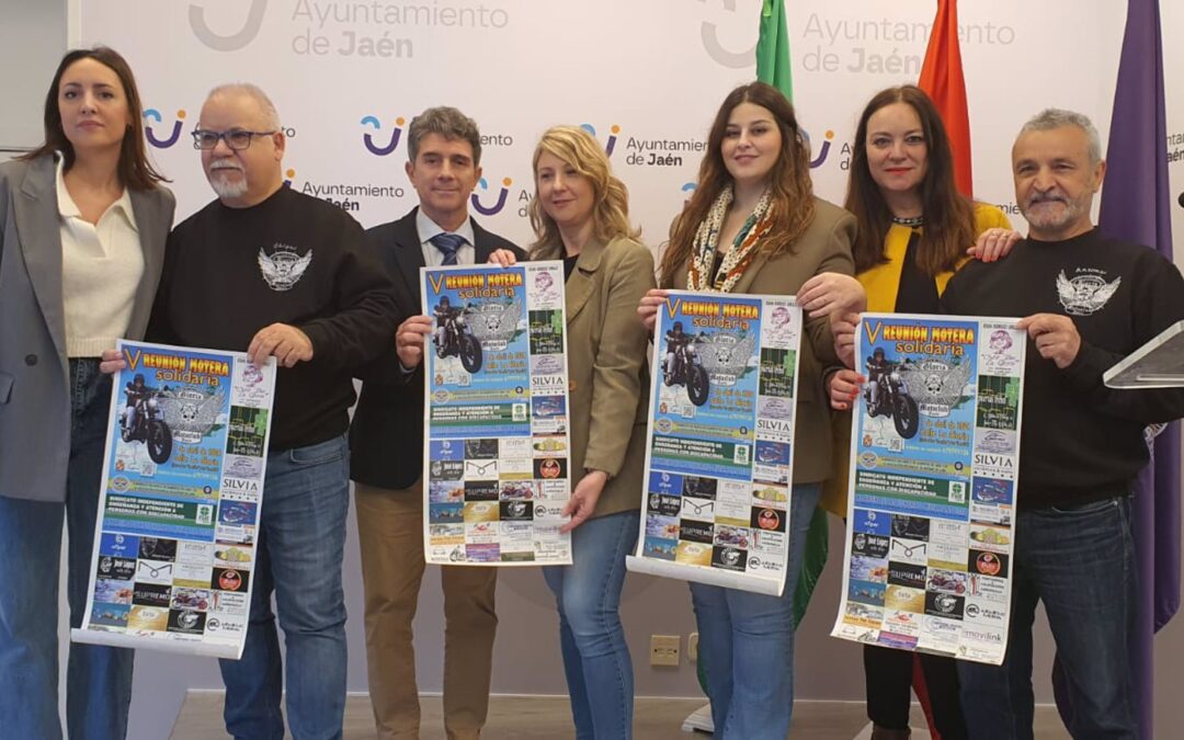 El V Encuentro Motero Solidario pasará por Martos el 7 de abril