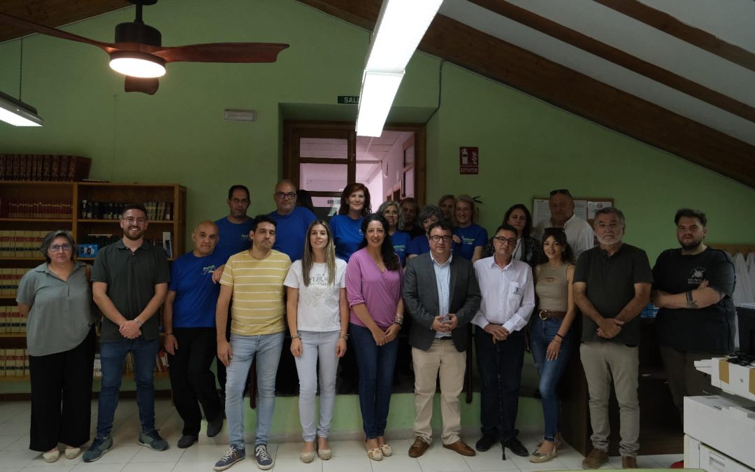 La delegada de Educación visita la Escuela Taller de Castillo de Locubín