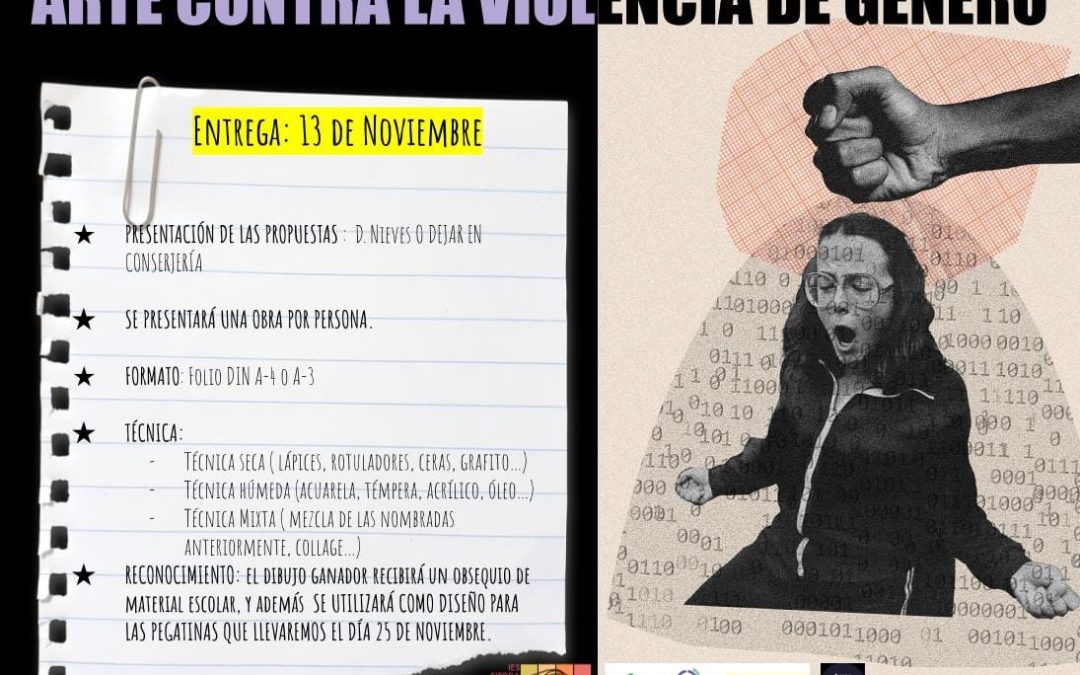 El IES Sierra de la Grana convoca una marcha contra la violencia de género el 25 de noviembre