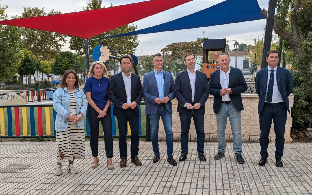 La Diputación financia distintas actuaciones en parques infantiles y en el Paseo de la Ermita de Linares