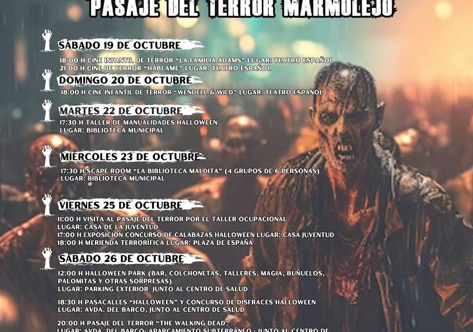 Presentada la programación de una nueva edición del Pasaje del Terror de Marmolejo