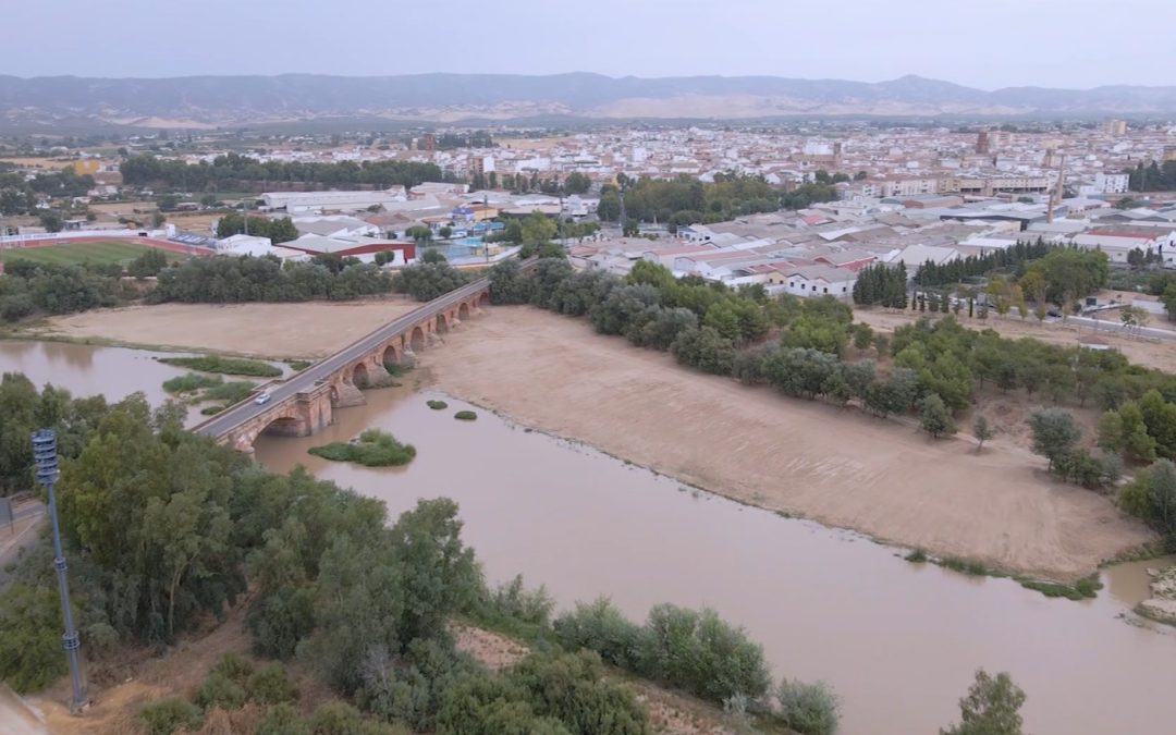 Andújar y Villanueva de la Reina, entre las 23 zonas inundables de Jaén