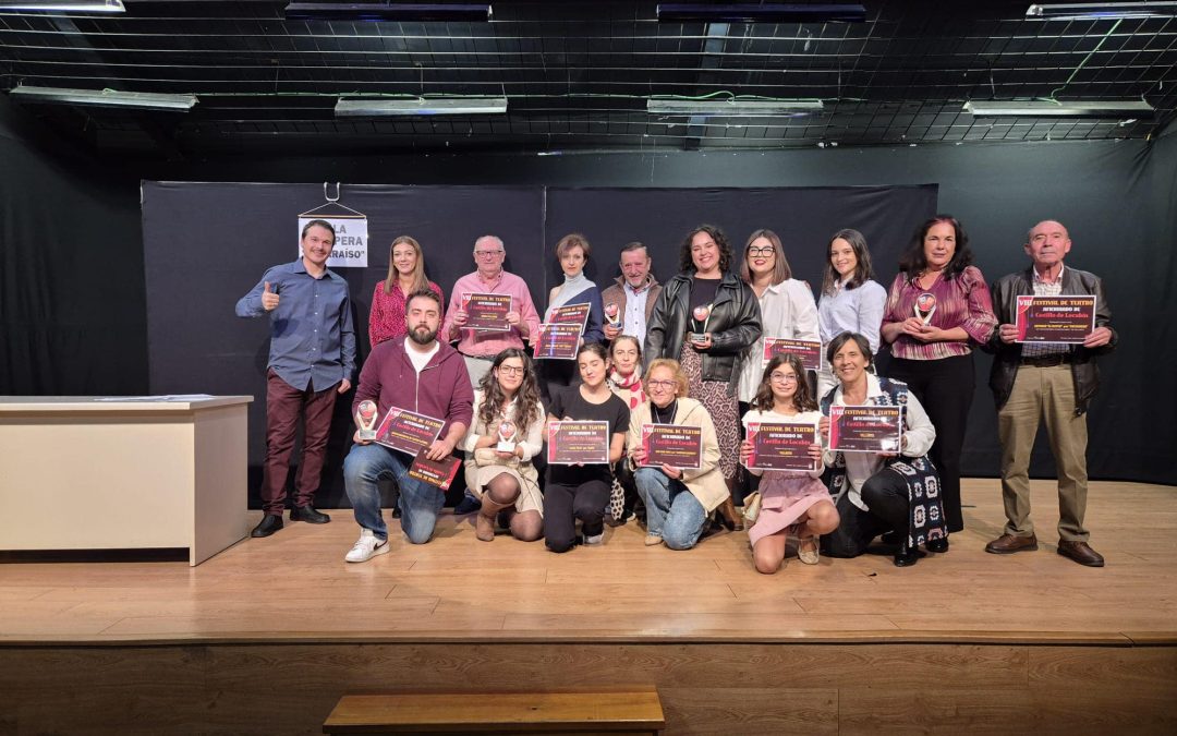 Déjame ser la sombra de tu perro: la gran triunfadora en la gala de entrega de premios del VIII Festival de Teatro Aficionado de Castillo de Locubín