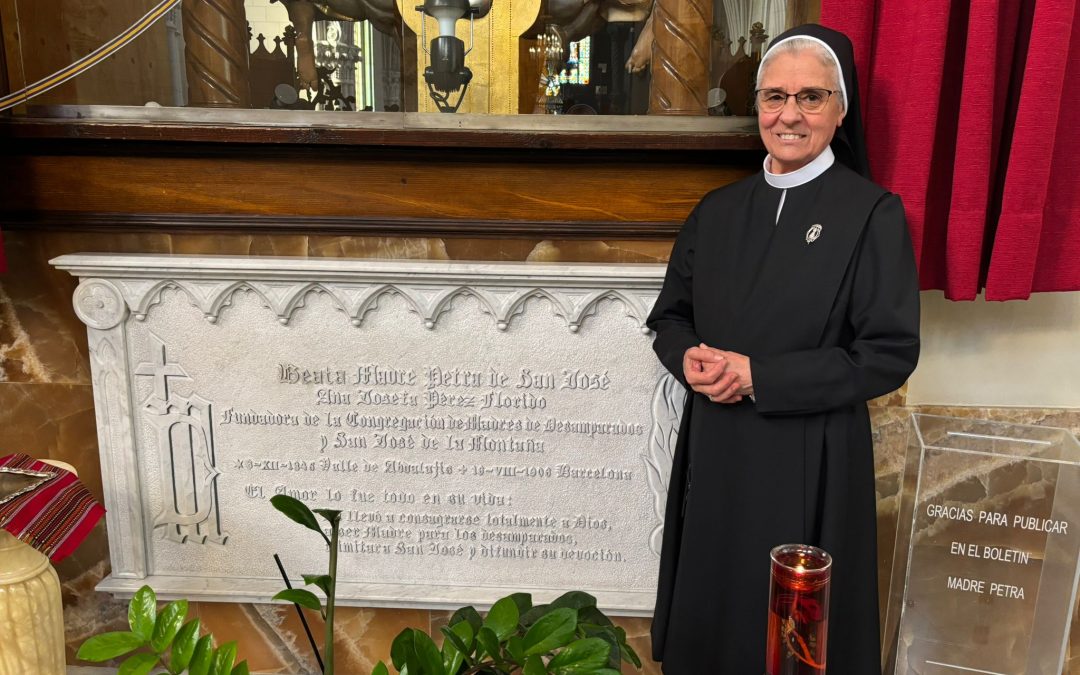 La Hermana Natividad ya viste el hábito de San José de la Montaña