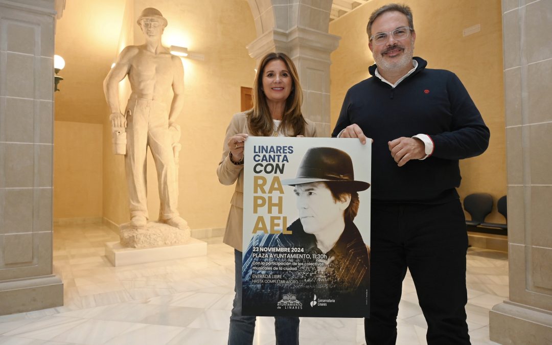 El Ayuntamiento y el Conservatorio impulsan la multitudinaria iniciativa musical ‘Linares canta con Raphael’