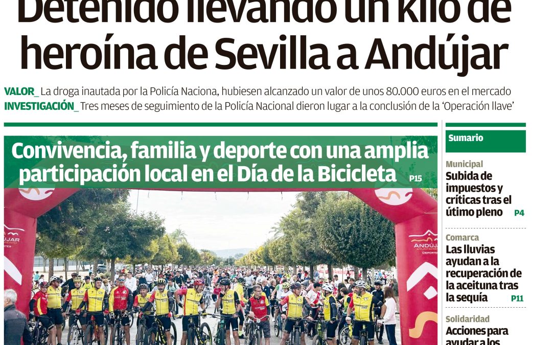 Descarga el periódico Vivir Andújar del mes de octubre