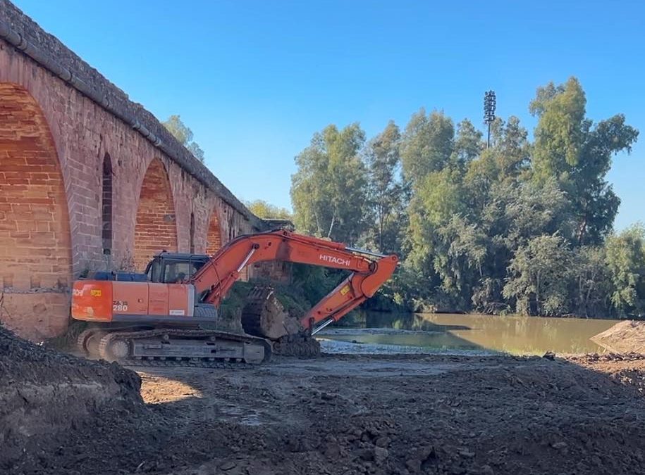 Iniciadas las obras para integrar el Guadalquivir en Andújar