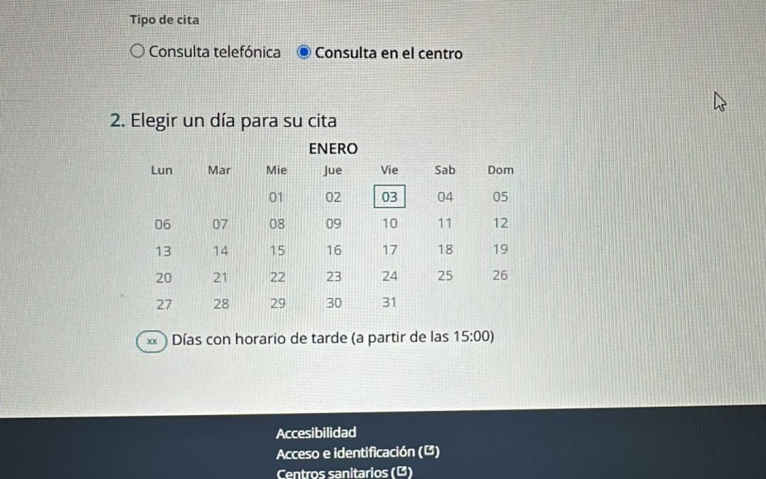 El PSOE de Jaén denuncia que los Centros de Salud ya no dan cita hasta 2025