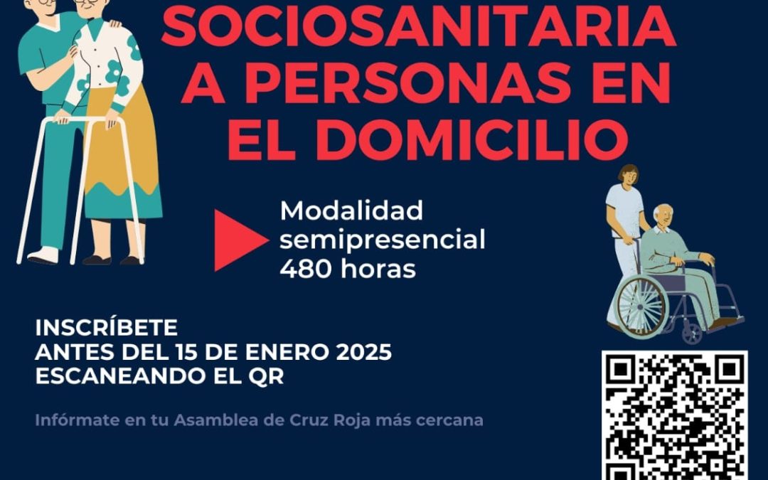 Inscripciones para el curso de atención sociosanitaria