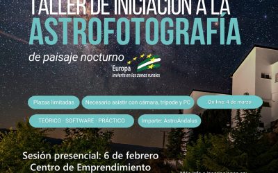 ADSUR celebrará un taller de astrofotografía en Castillo de Locubín