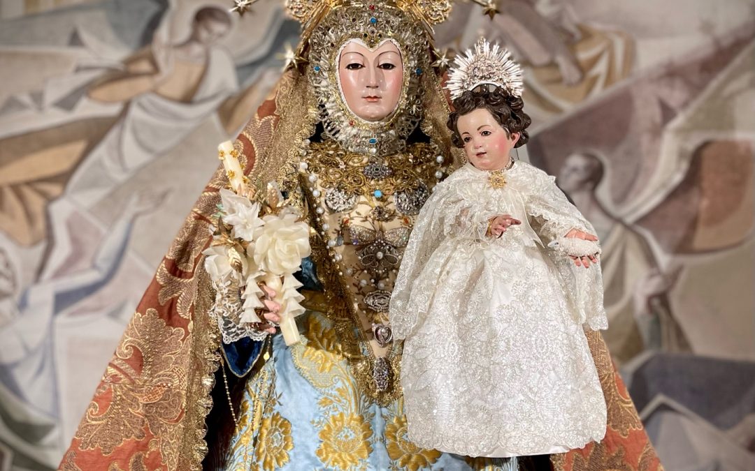 La Virgen de la Fuensanta ya está lista para la festividad de la Candelaria