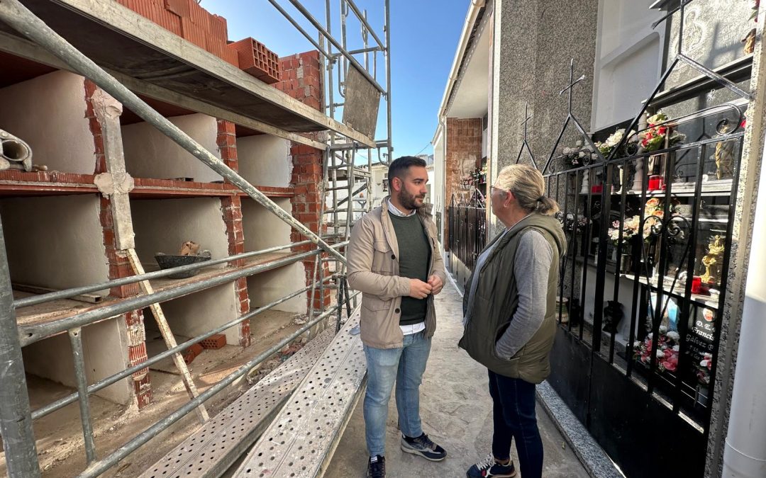 El Ayuntamiento invierte en la ampliación del Cementerio de Las Casillas