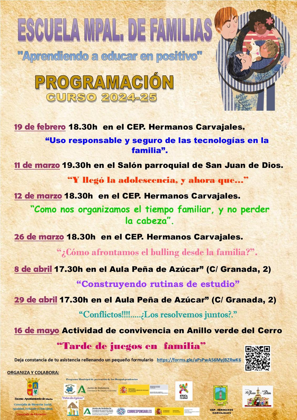 250217 cartel escuela de familias