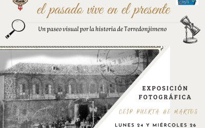El CEIP Puerta de Martos organiza una exposición fotográfica sobre la historia de Torredonjimeno
