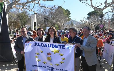 Alcaudete presume de ‘Villa Europea del Deporte’ en la Vuelta Ciclista a Andalucía 2025