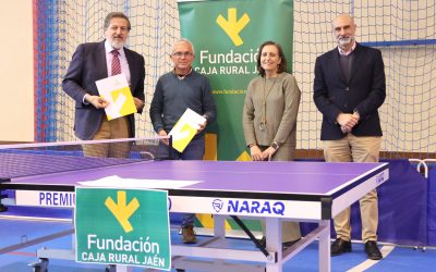 La Fundación Caja Rural de Jaén dona una mesa de tenis de mesa al CD Safa Andújar TM