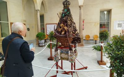 Expuesta la imagen de la Virgen de la Cabeza realizada que la Asociación Amigos del Patrimonio dona a la ciudad