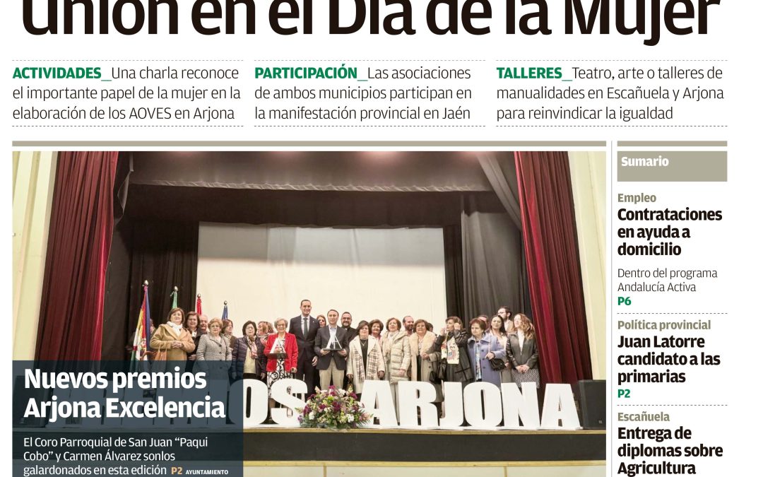 Descarga aquí tu periódico Vivir Jaén del mes de marzo