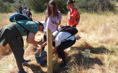 Balizas con futuro: Jóvenes señalan el camino en el Parque Natural de Andújar