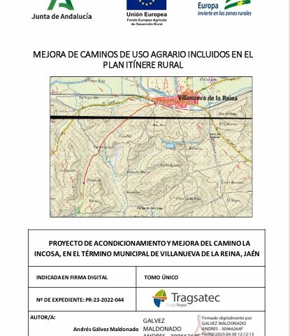 El Ayuntamiento anuncia la mejora del camino La Incosa