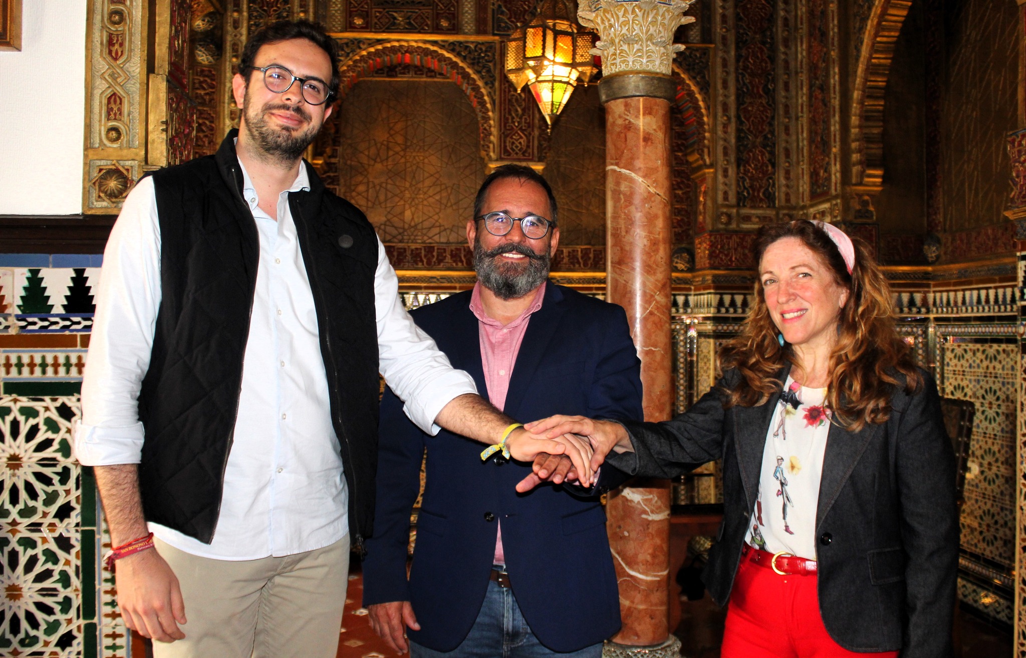 arjona y baños Continúan las obras del Paseo de la Libertad en Marmolejo