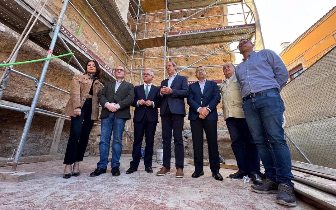 La muralla almohade de Andújar avanza en su recuperación con una nueva fase de obras y más de 630.000 euros de inversión