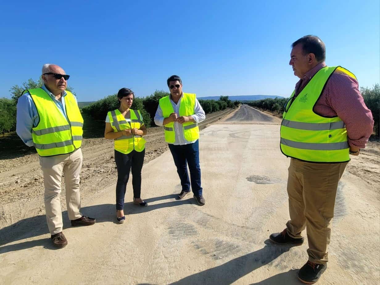 Continúan las obras del Paseo de la Libertad en Marmolejo
